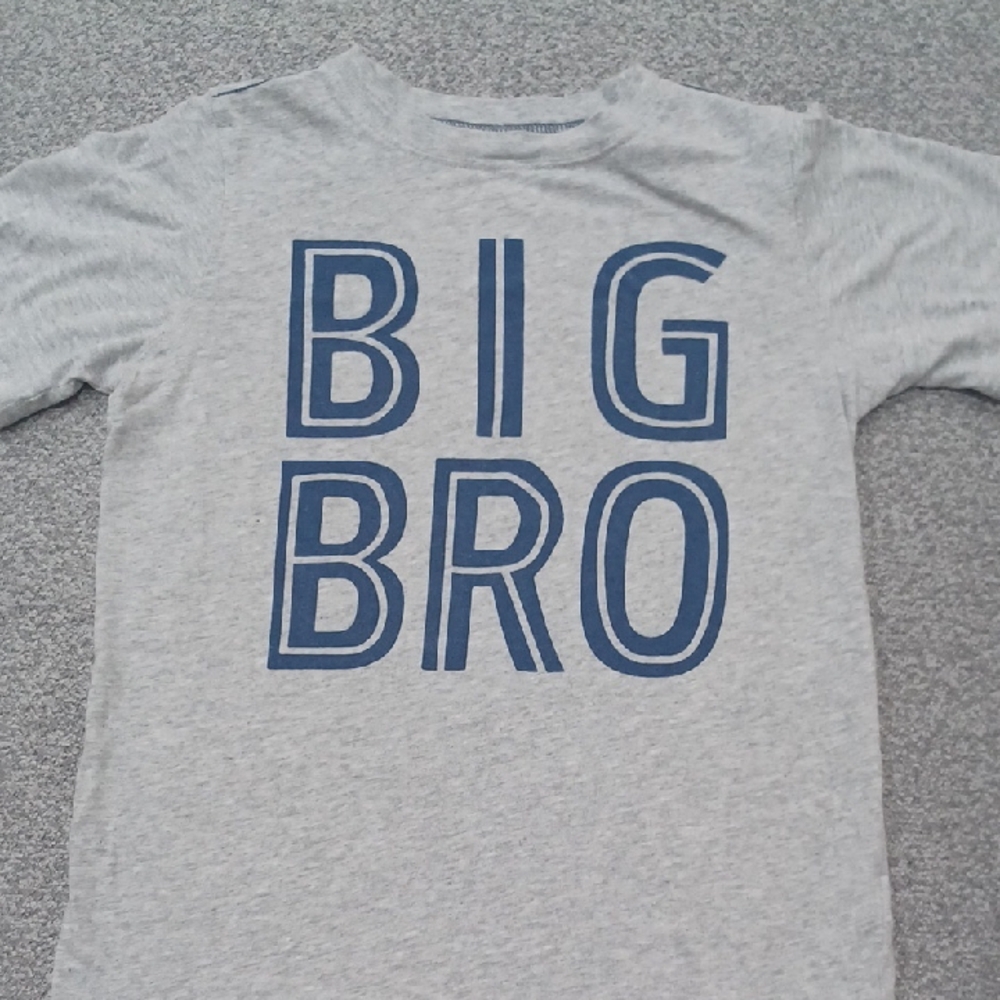 Gray 'Big Bro' Kids Shirt